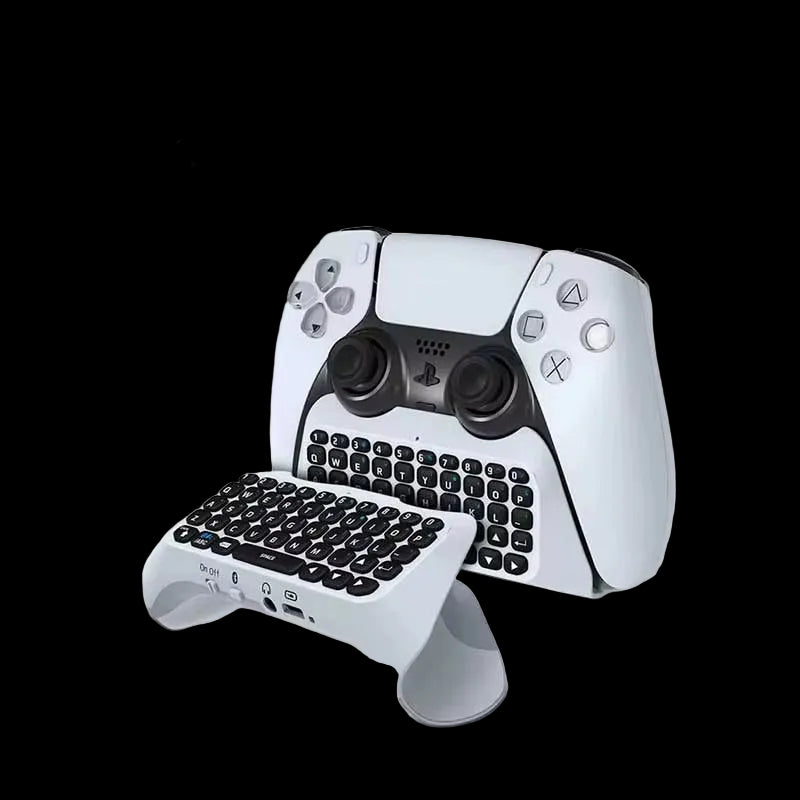 Wireless Keyboard for PS5 Controller Handle Bluetooth External Keyboard for Playstation5 Chatpad Bluetooth Keyboard